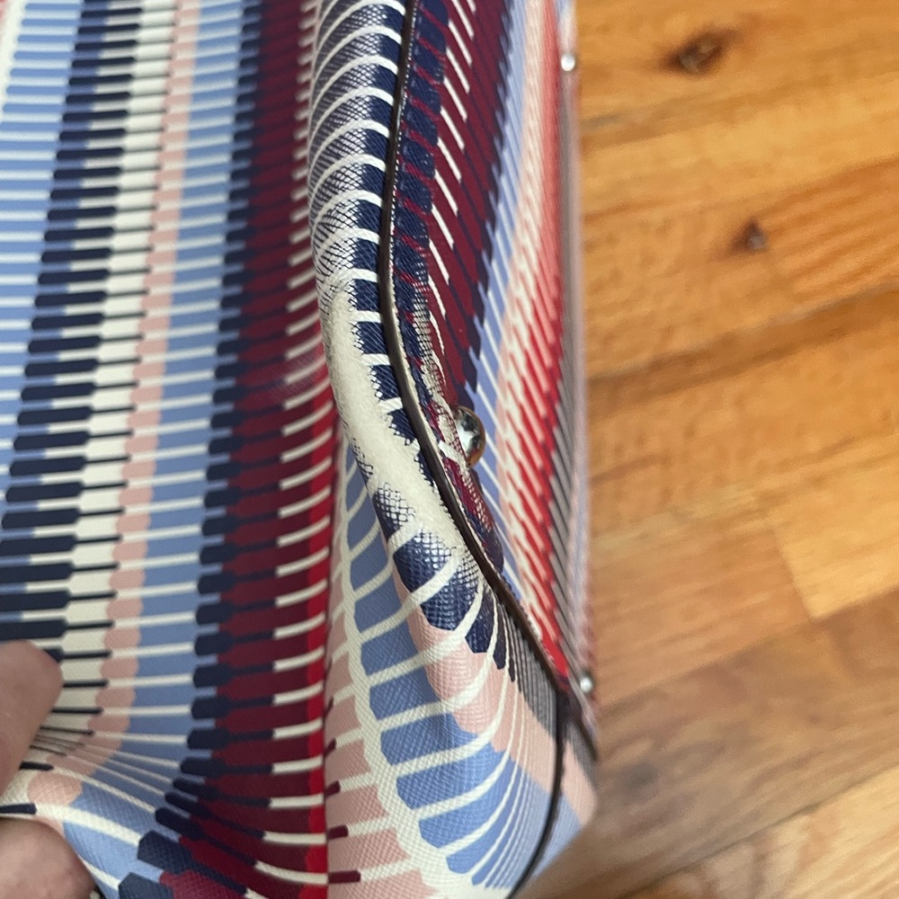 Lauren Ralph Lauren Alyssa -TTE-Medium Marine multi color purse - Picture 9 of 9